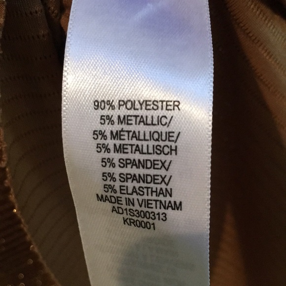 ADRIANNA PAPPEL COPPER GLITTERED TOP - Picture 7 of 9